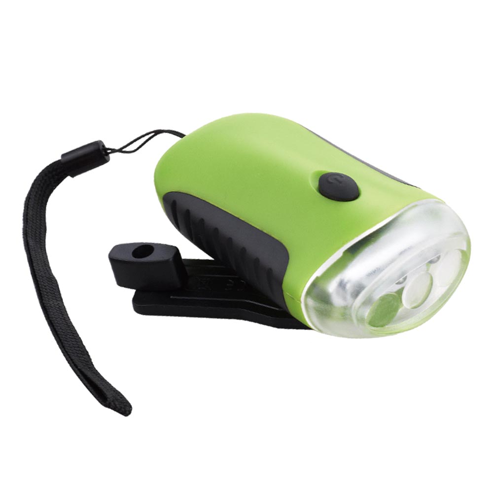 Portable Colourful Hand Crank Power Generation Mini Dynamo Flashlight