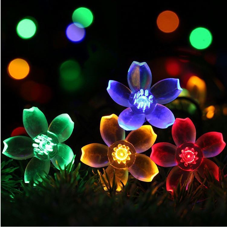 20 LED luminaria colorful Star lamp Solar Powered christmas Solar Led String Light led solar light outdoor garden decoration