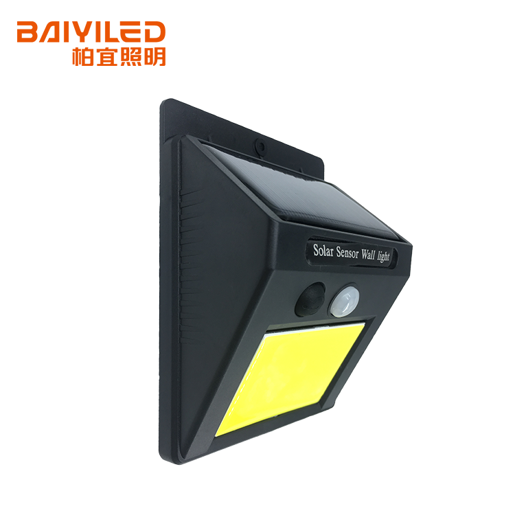 Wall Outdoor Motion Sensor Garden Small Solar Led Light