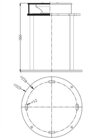 GS-HI/AT high intensity type A solar aviation obstruction warning light