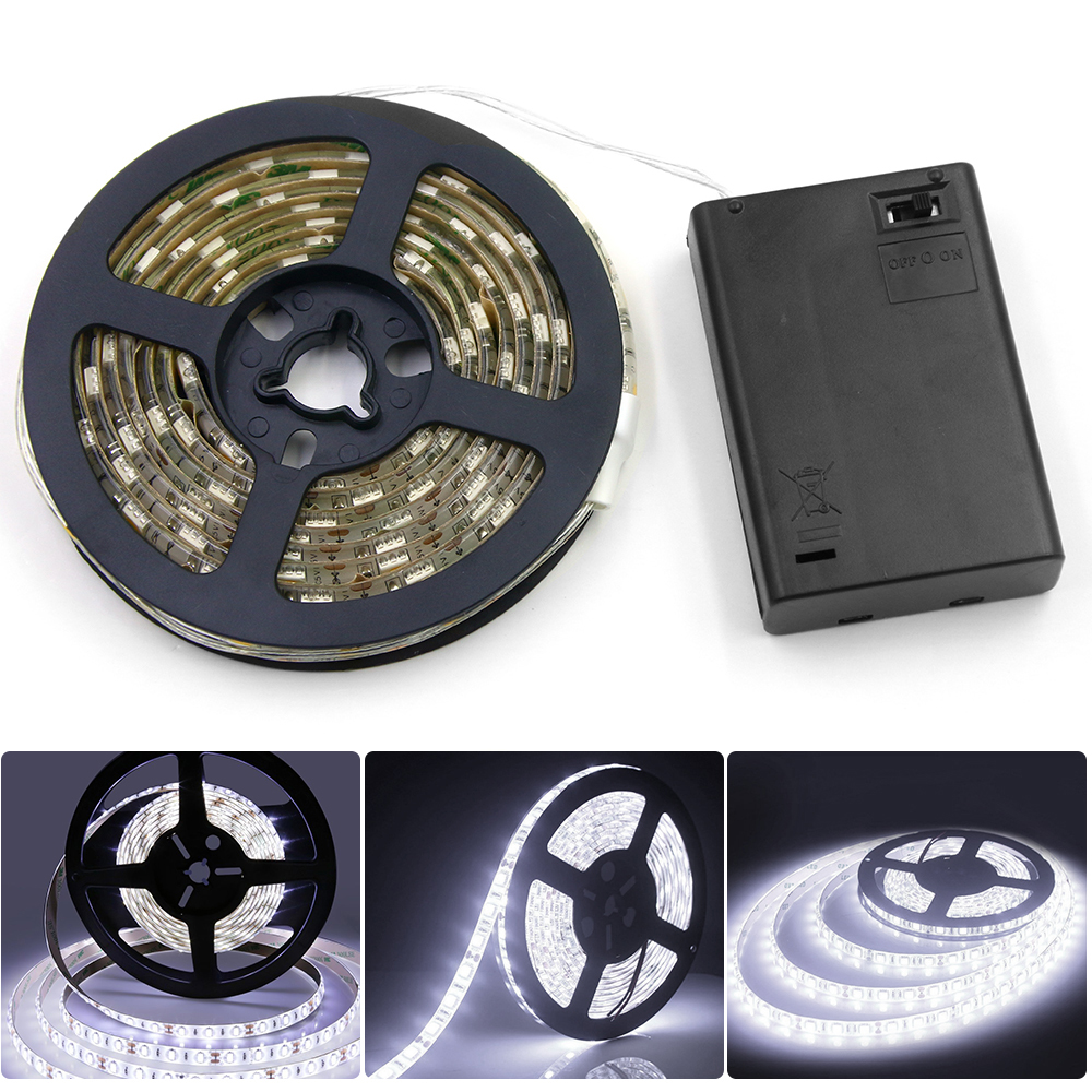 Rechargeable remote controlled battery operated light rgb 5050 led strip,high lumens 60LED/M , DC 5v