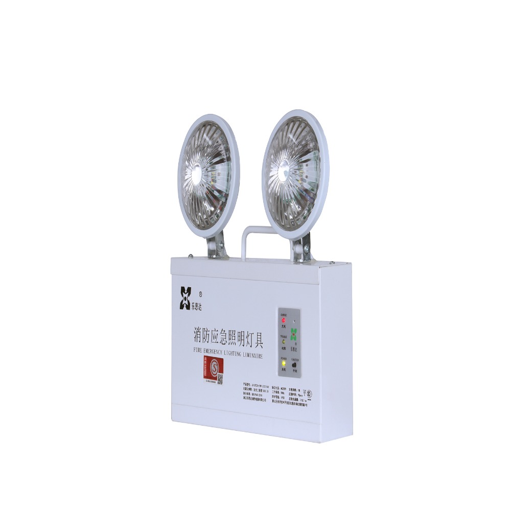 LST twin head emergency light LED rechargeable emergency light 2*12w emergency light