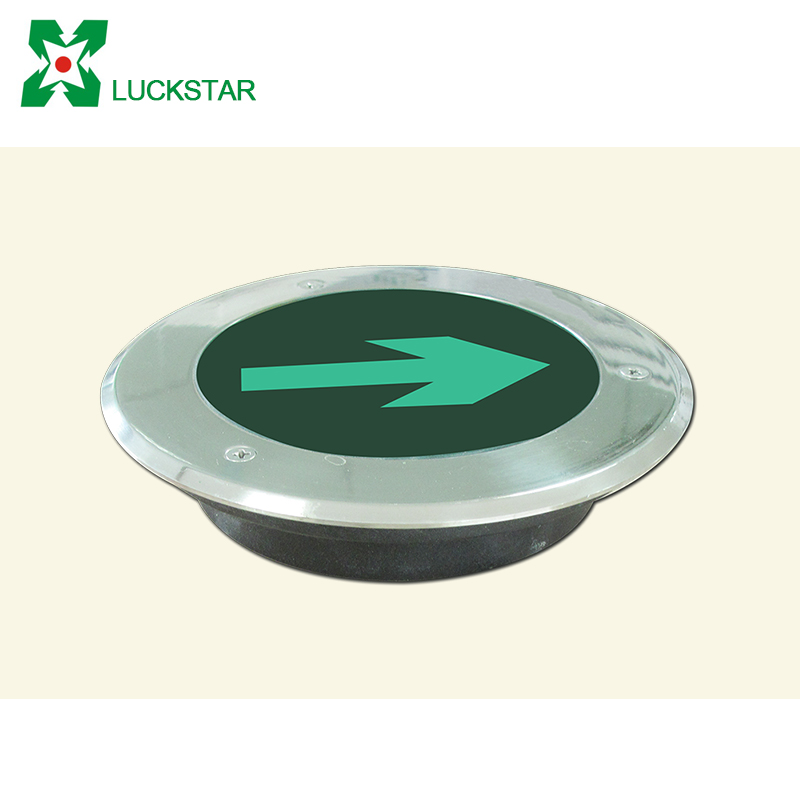 Led emergency exit floor inground light