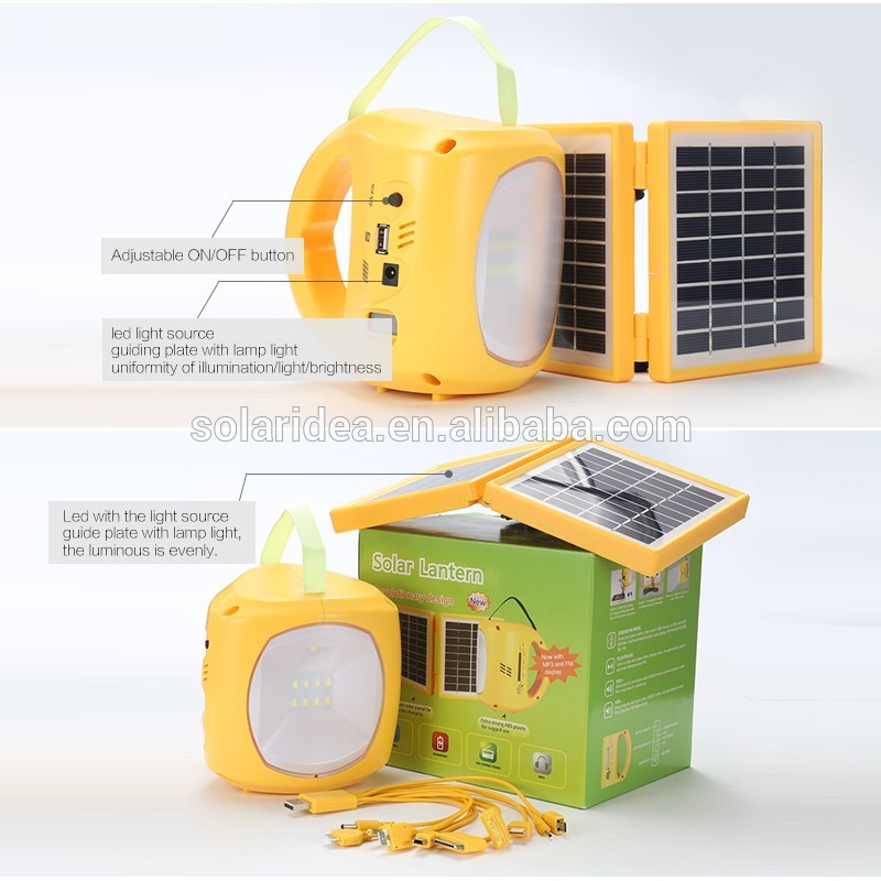 Solar idea saving energy small home system with radio solar lantern dubai