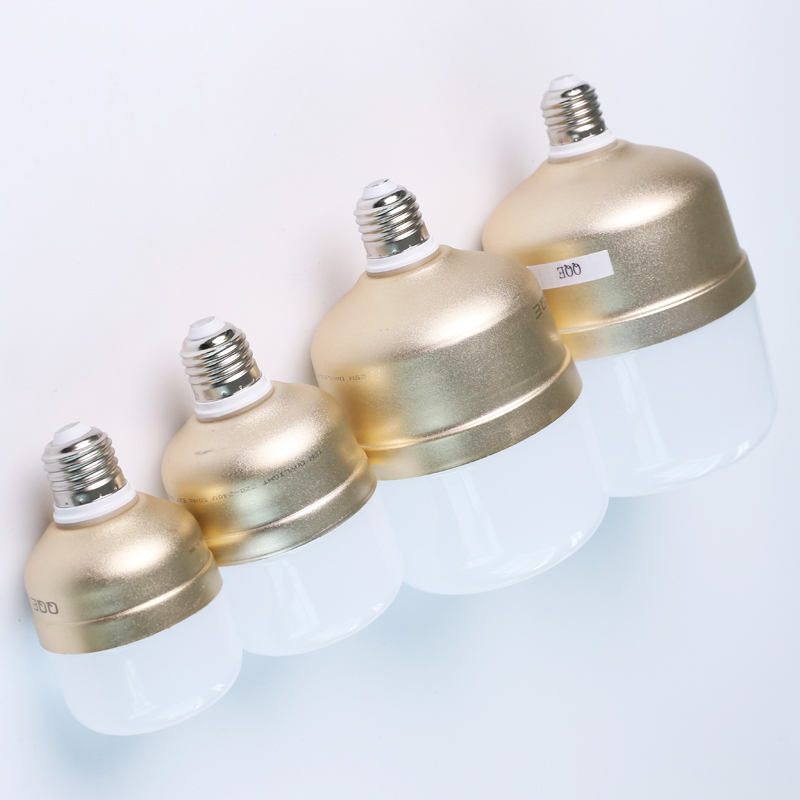 Hot selling gold cheap led bulb China supplier 5w 10w 15w 20w 25w 30w plastic led light bulb e27