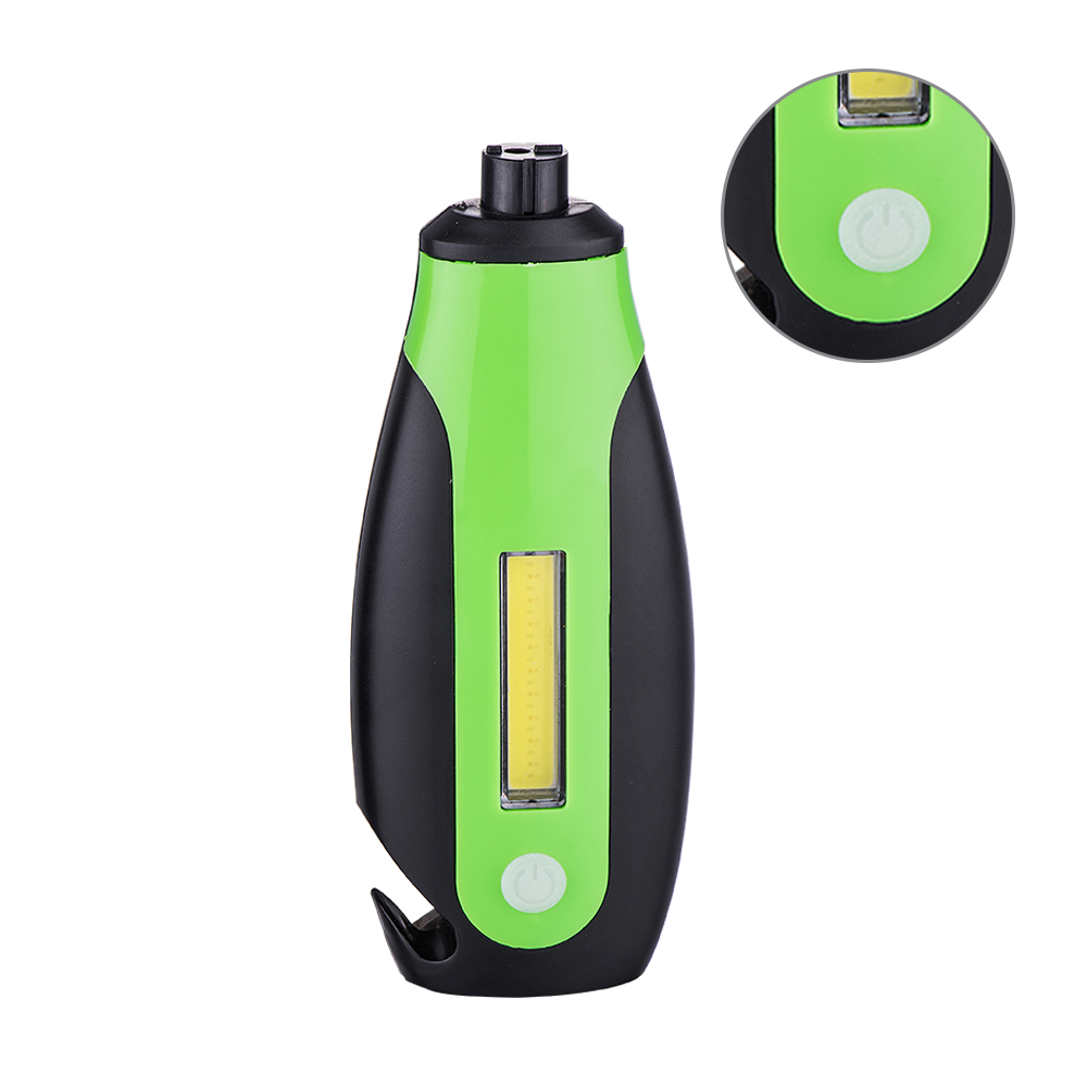 3*AAA Battery COB Multi-function Flashlight With Window Breaker