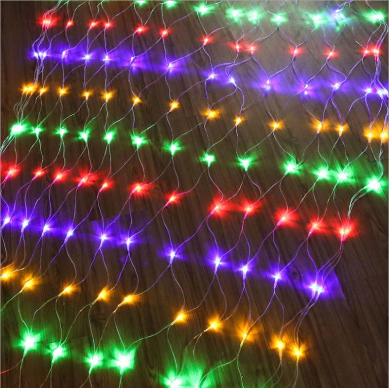 Colorful Cotton Ball Garland Led String Play Light For Christmas Holiday Halloween