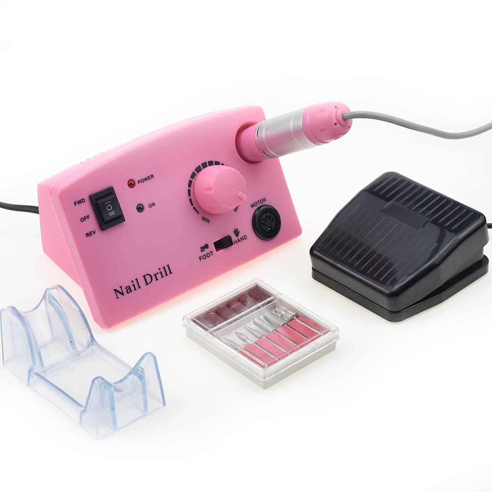 Metal convenient efficient nail polish drill machine