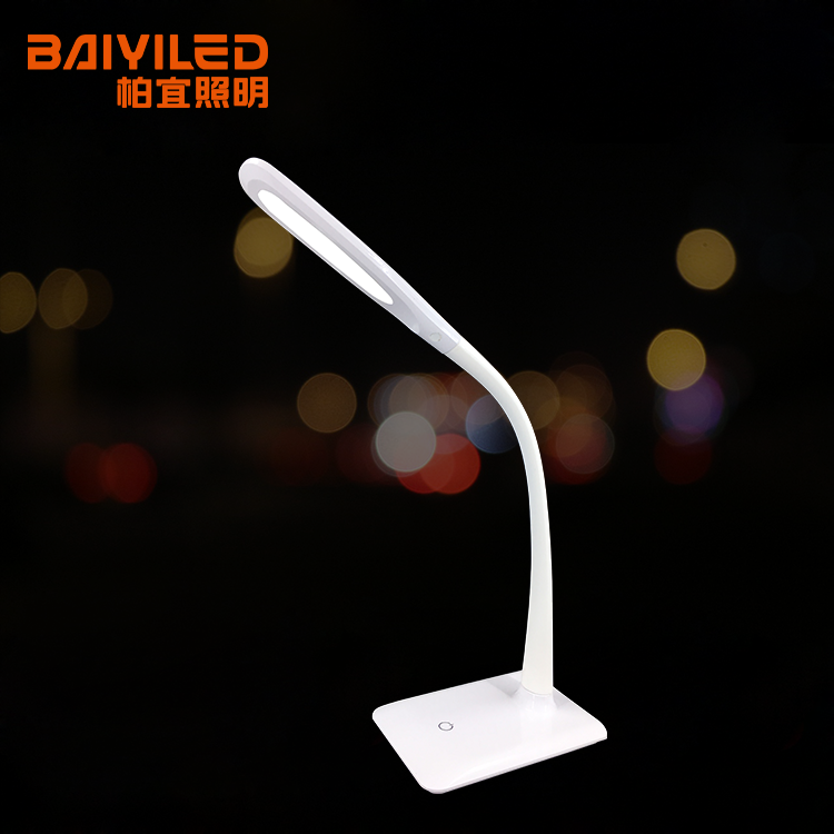 Gold Metal Base Banker Led Nail Table Lamp