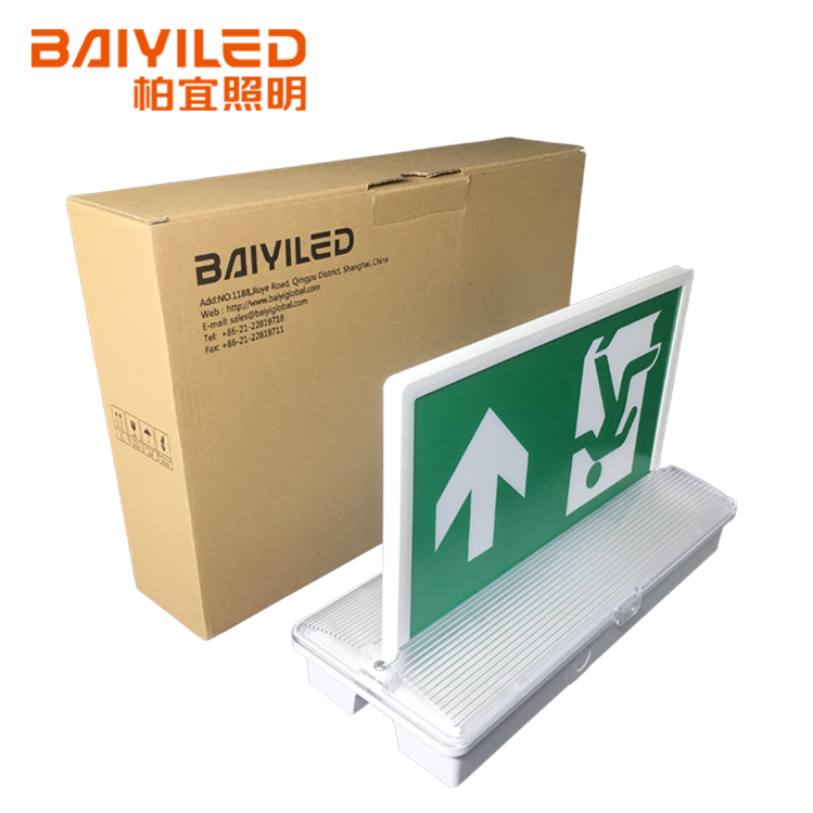 Recessed Light Double Sided Led Directional Noctilucent Acrylic Exit Sign