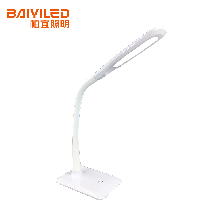 New Halogen White Glass LED Table Lamp