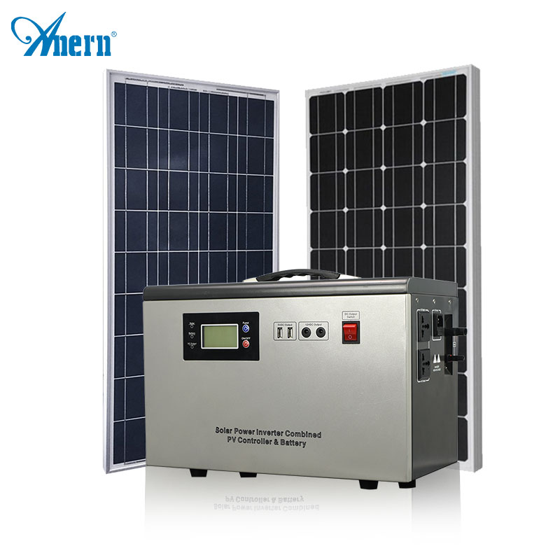 Anern Factory directly selling  mini solar panel for home complete kit