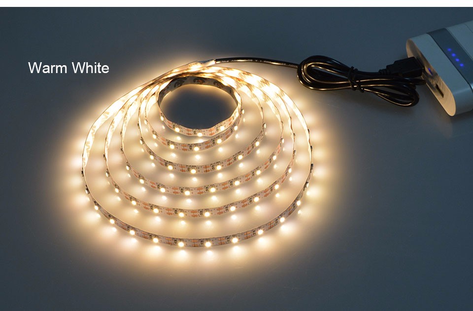 5V RGB 2835 5050 led TV backlight USB flexible led strip light with remote controller indoor lights