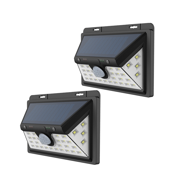 Outdoor Solar Wall Mounted Led Light With Motion Sensor