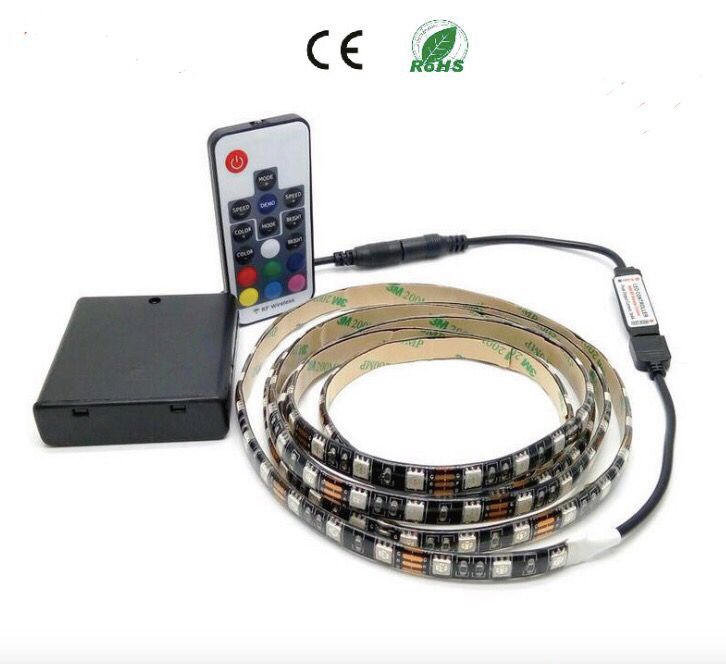 led strips 5v dc battery  5050 CE Rohs DC 6v Led Strip, Remote Controlled small battery operated led strip light