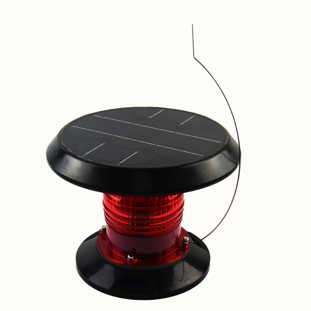 Medium Intensity LED Aviation Obstacle Solar Powered Aircraft Tower Obstruction Light