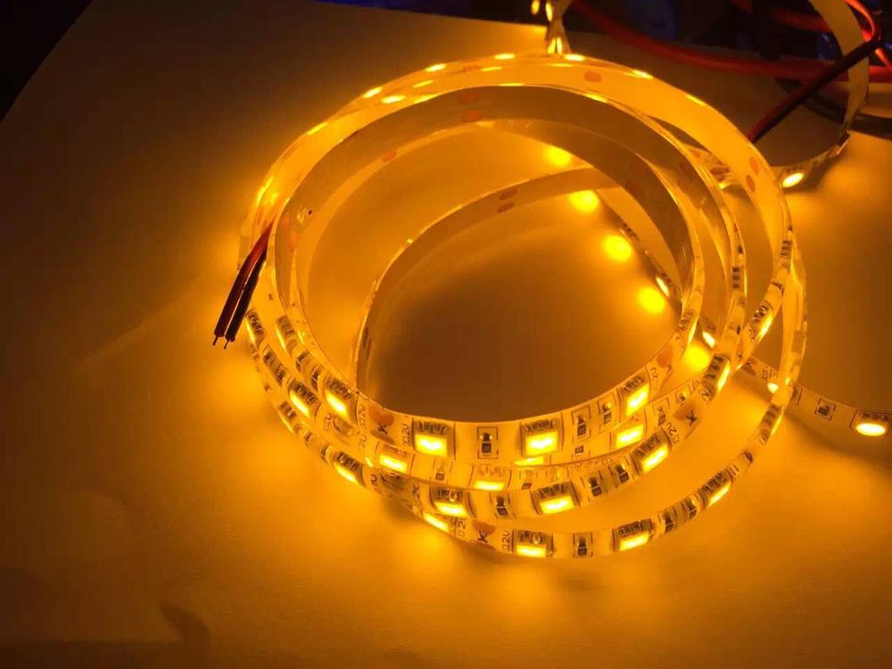 2400k 2500k gold warm white led strip light yellow color 5050 12v led strip flexible 300leds/5m