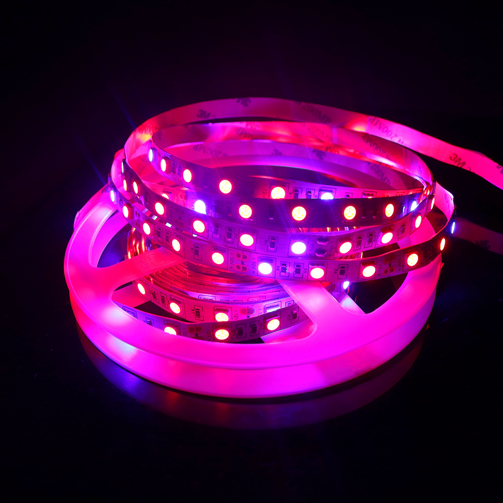 DC 12V LED Grow light Full Spectrum 5M LED Strip light 5050 LED Phyto Plant Growth lamps For Greenhouse Hydroponic Plant Growing