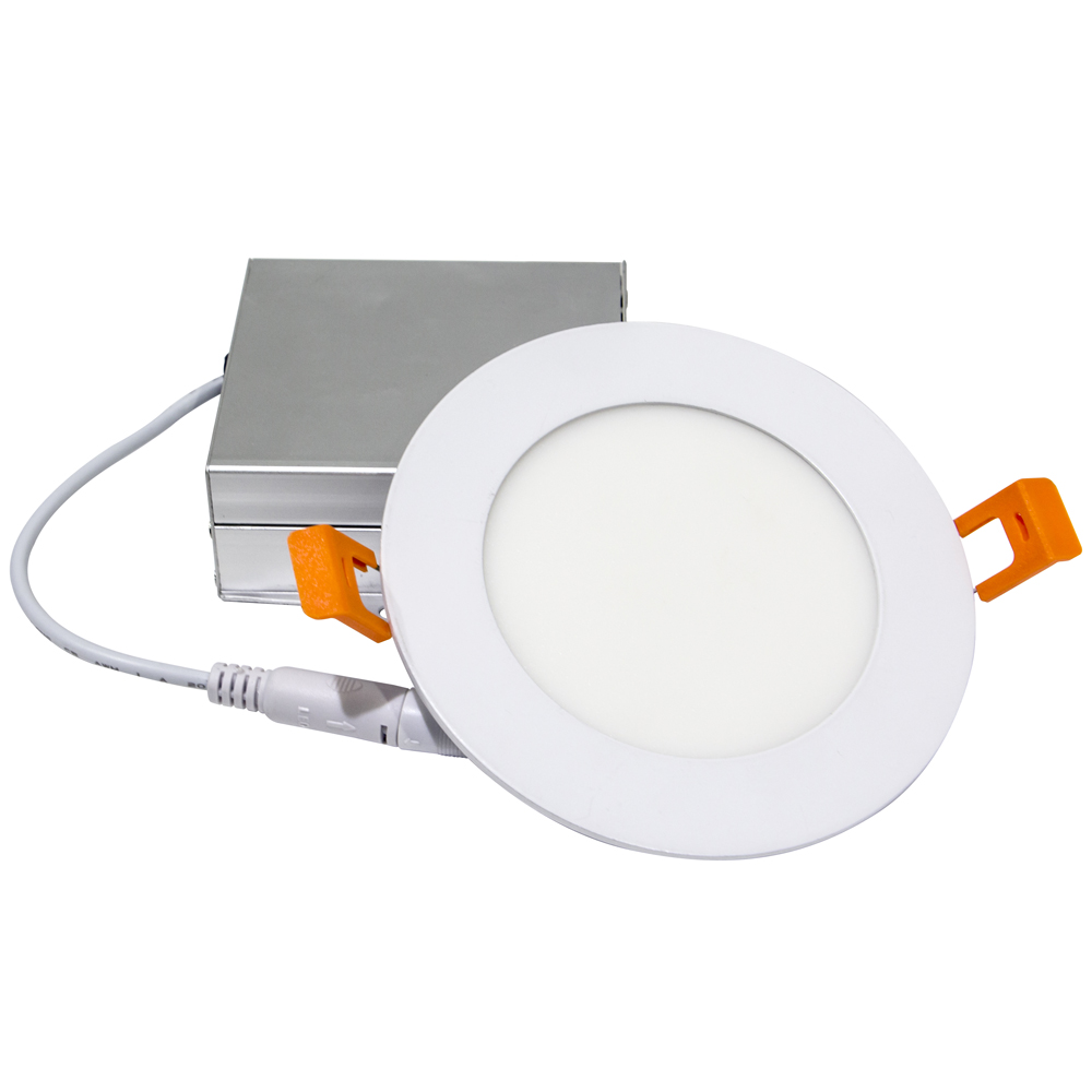 ETL cETL Recessed Mounted Slim Flexible Triac Dimmable Indoor Round 9W 12W 20W Ceiling Led Panel Light Lamp