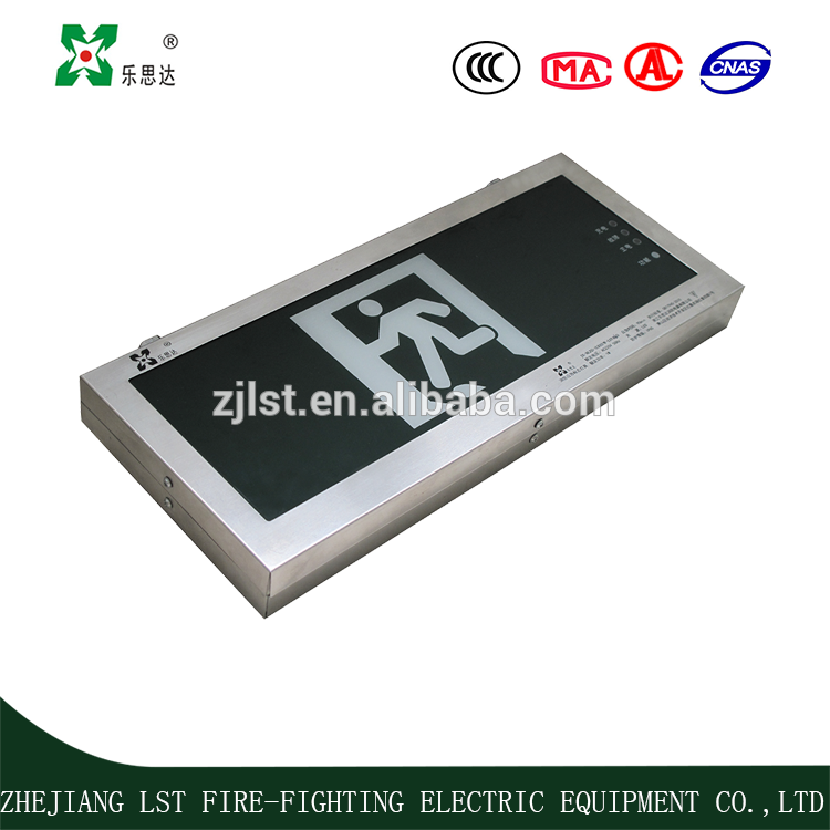 IP 30 fire resistant led emergency exit sign evacuation light