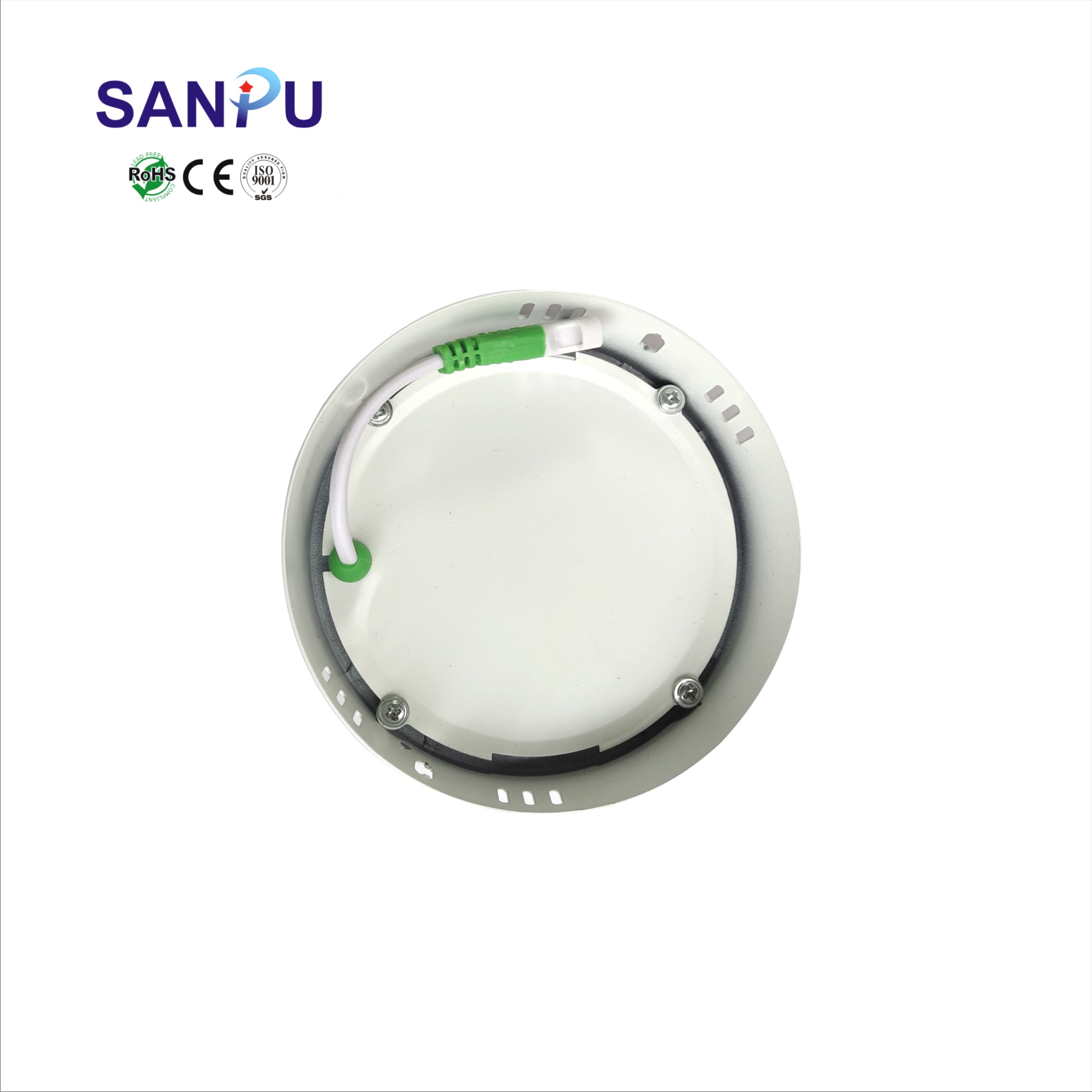 hot sale white frame surface mounted panel light led light source round panel lamp