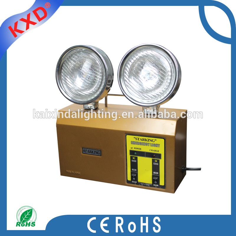 high quality Two Pots LED rechargeable Emergency Light 6w