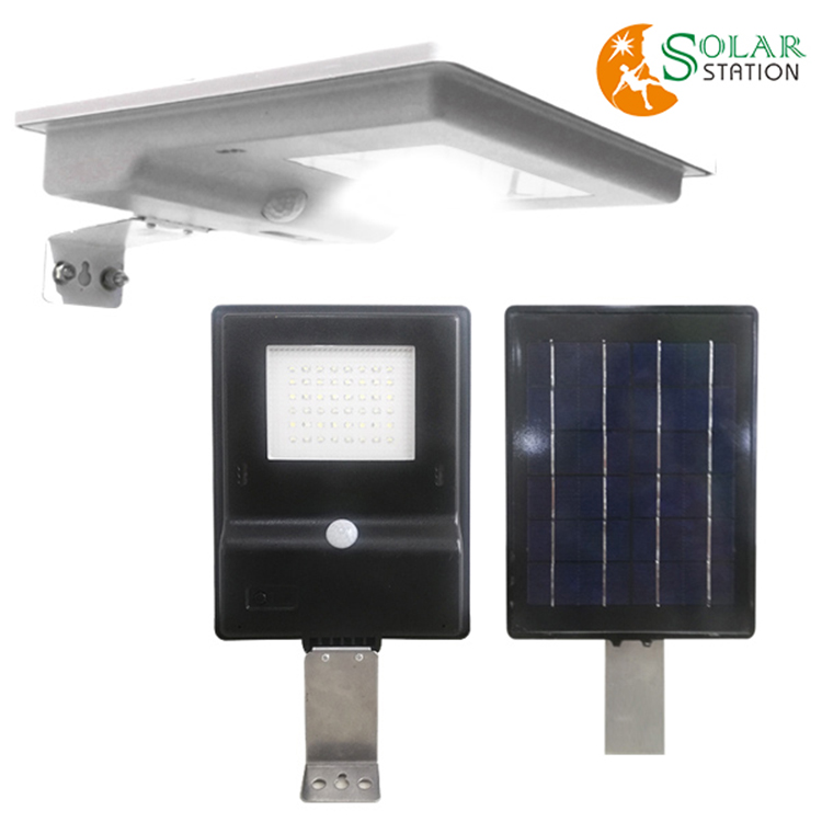 Green energy support intelligent motion sensor solar street lighting