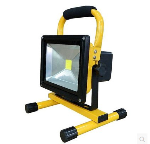 Factory direct exit lighting 100 watt portable rechargeable led projector flood security light