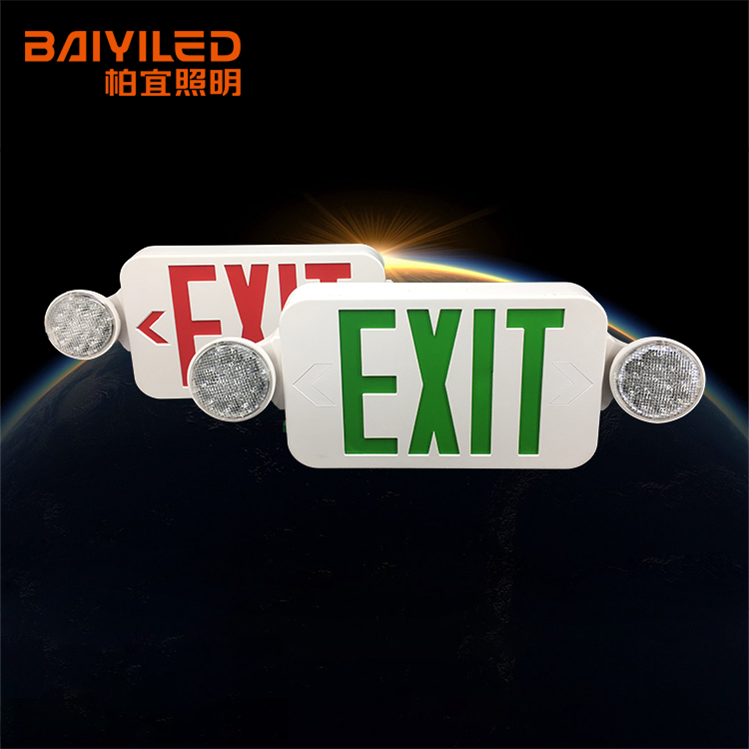 Ce Hotel Hanging Board Lamp Classic Red Letter Embedded Installationled Emergency Exit Sign Light