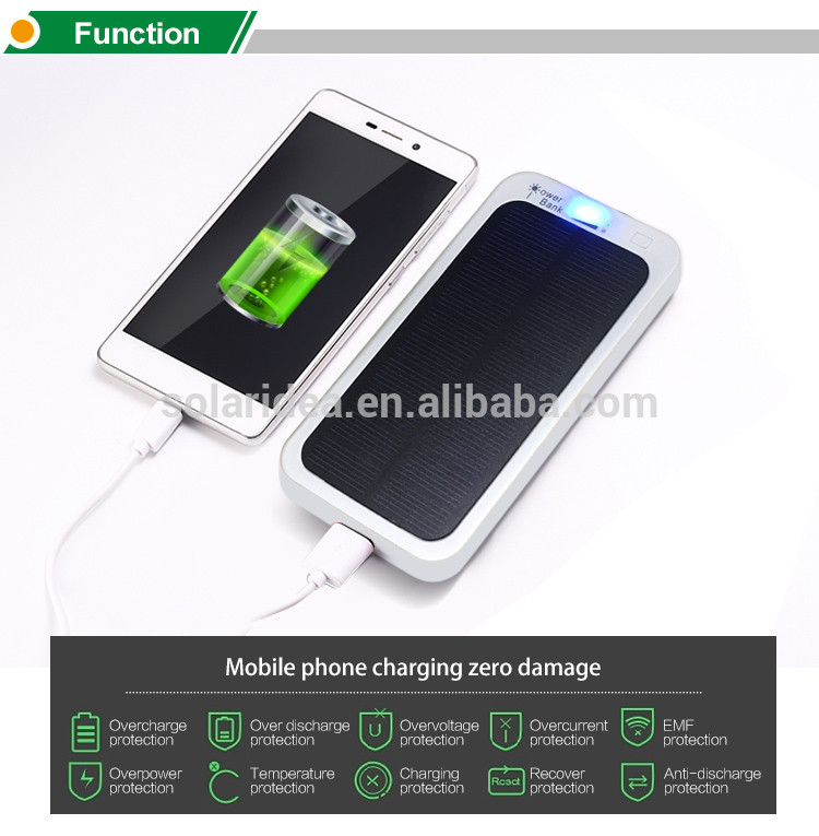 High efficiency wireless portable waterproof solar power bank