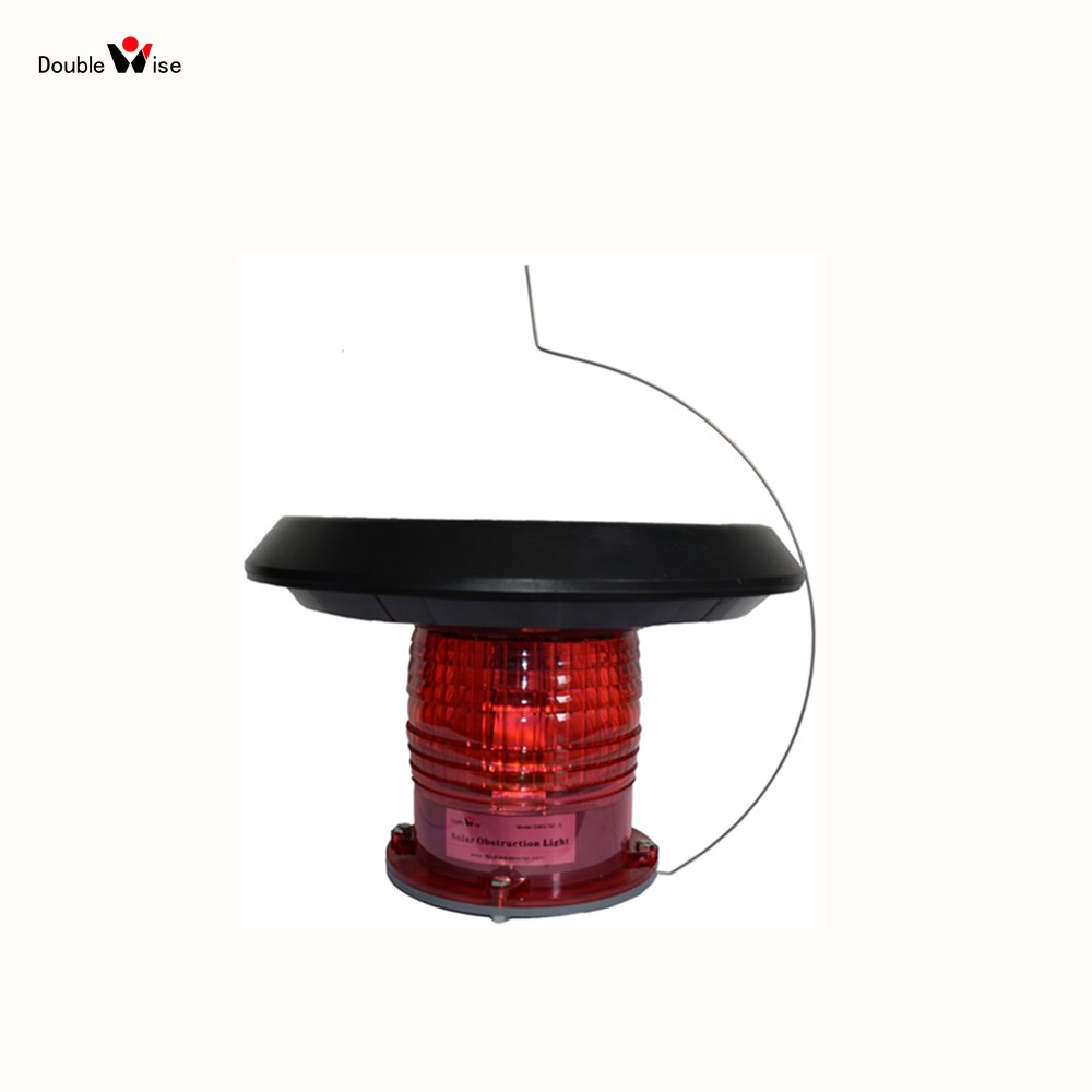 ICAO FAA Medium intensity Solar Powered Tower Aviation Obstruction Light