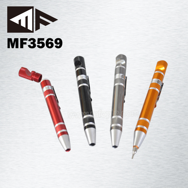 Promotional Pen With Led Light Projector Multi Color Screwdriver