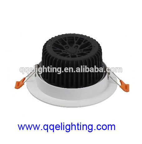 Black Wheel shape radiator COB Downlight 9w