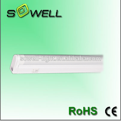 110-230V 10W 3000K-6000K CE/RoHS Aluminum+glass T8 LED cabinet light tubes