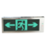 Hanging emergency exit sign light for railway station