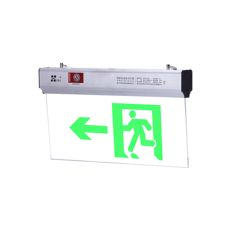 Glass Refracting Lamp LED Emergency Exit Sign Light