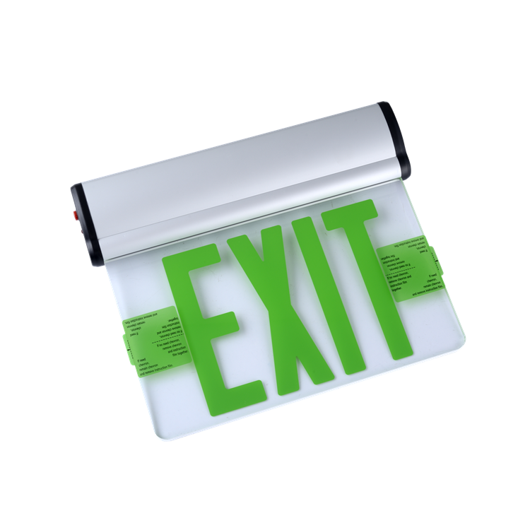 Green light single-sided 6-inch LED emergency exit sign