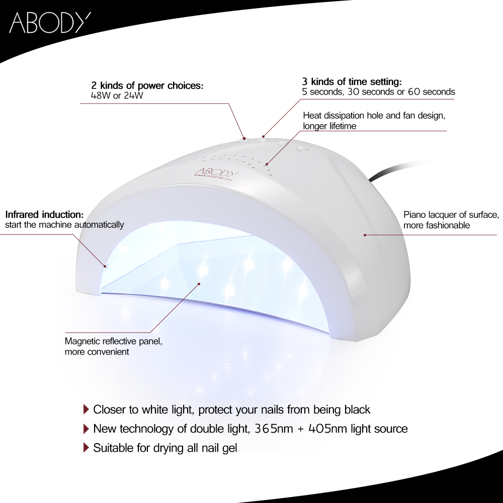 gelpal 48W quick drying cordless led nail lamp