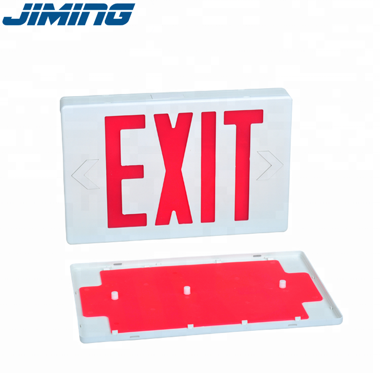 CHINA TOP 1 Emergency Lighting Manufacturer Ultra bright Red Emergency Exit Sign Board