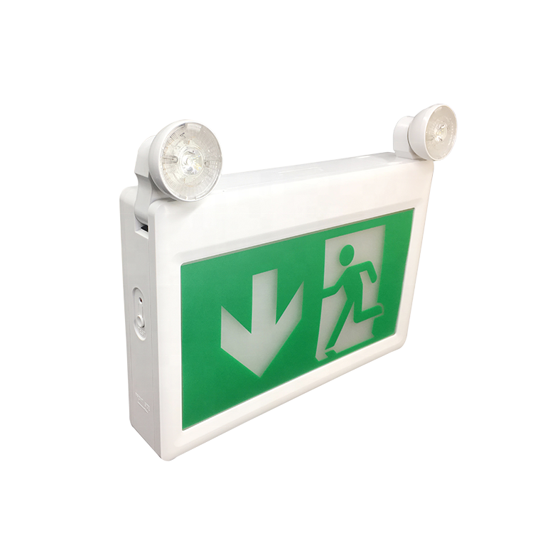 Canadian Hot Running Man Arrow Bulkhead Exit Sign