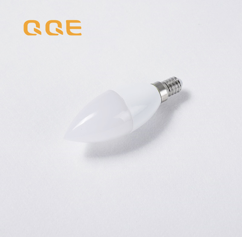 Guangdong factory wholesale aluminum with plastic smd 2835 LED 3w 5w candle lamp