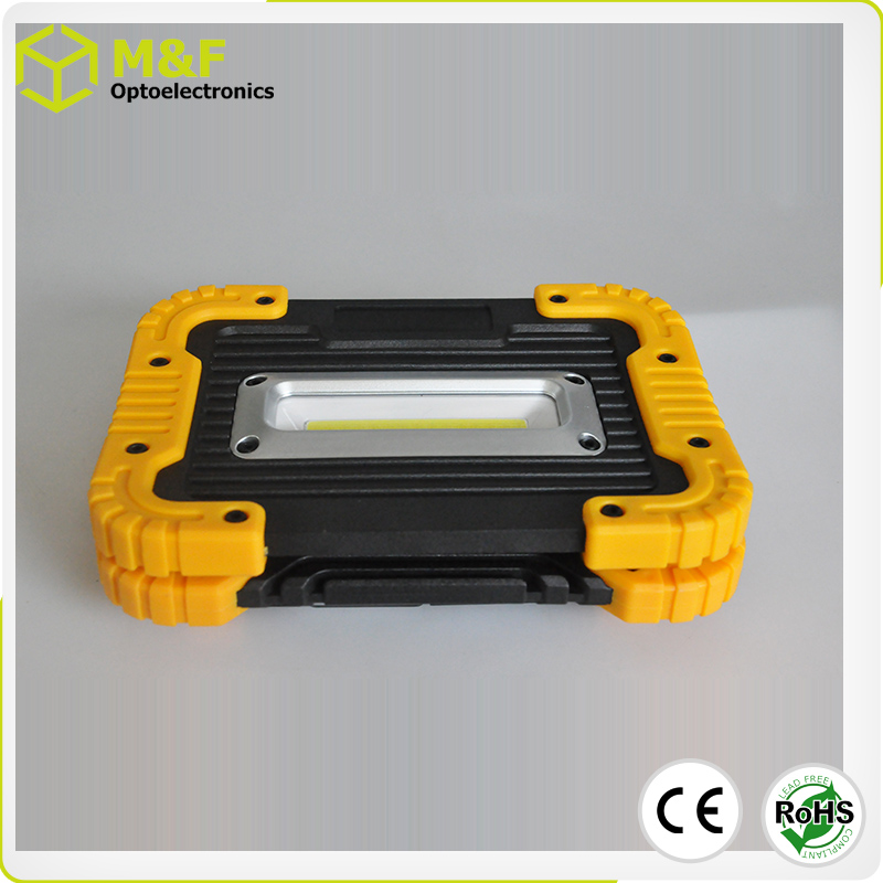 10 Watts COB Use Non Rechargeable led portable flood light