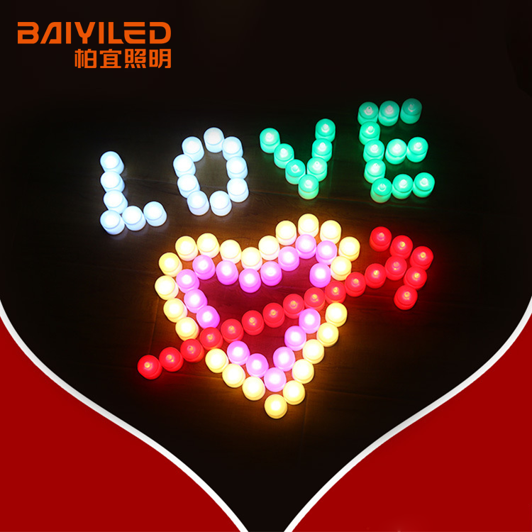 Color Tea Led Usb Candle Light