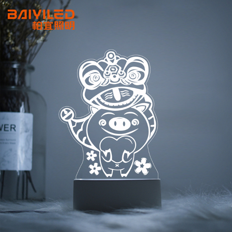 Hot sale Bear Bed Lamp Battery Power Led Night Light