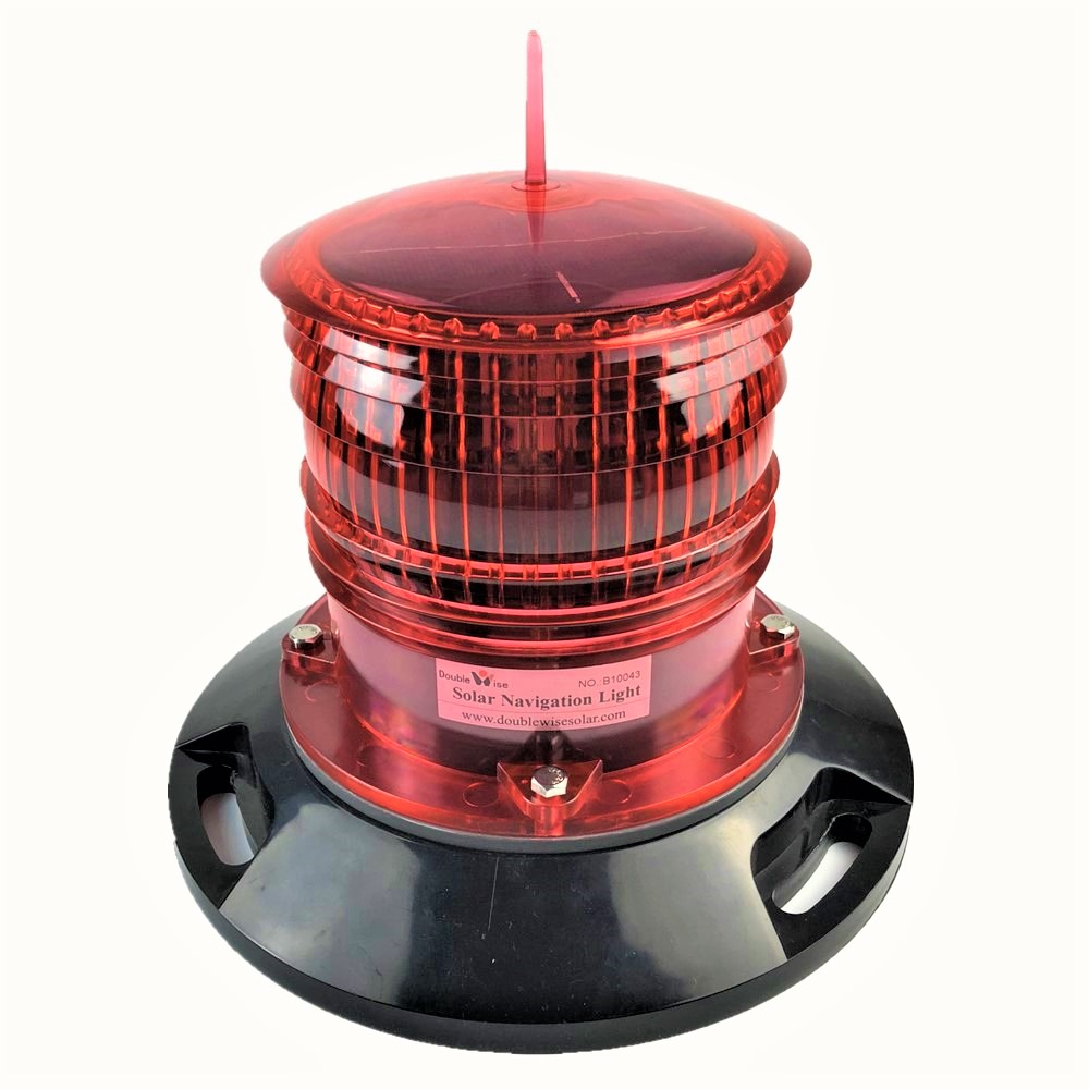 Doublewise Factory Price 3NM Buoy Marking Solar-powered LED Marine Light