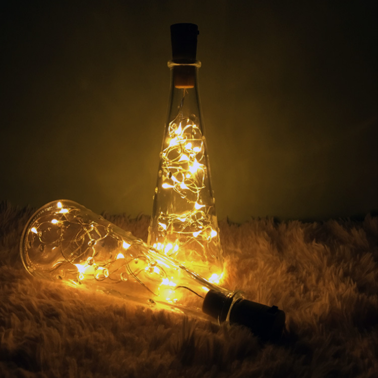 Hot sale Party Festival Decor Diy Lamp Led Cork Stopper Bottle Light