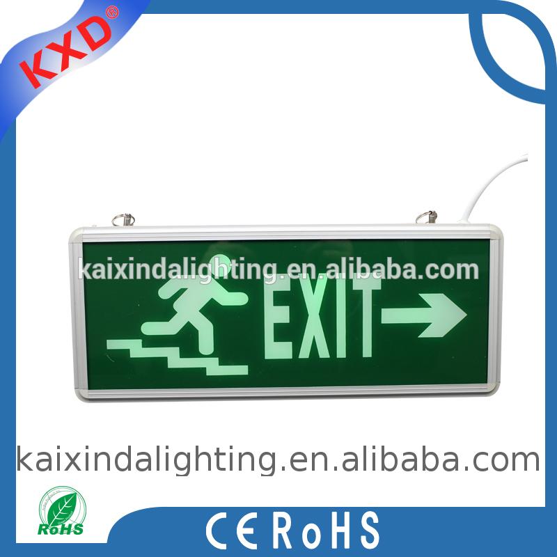 2017 new products fire exit sign led emergency light gold supplier