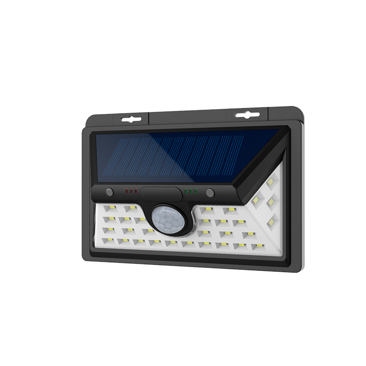Indoor Lamp Outdoor Wall Mount Sensor Garden 46 Led Solar Light