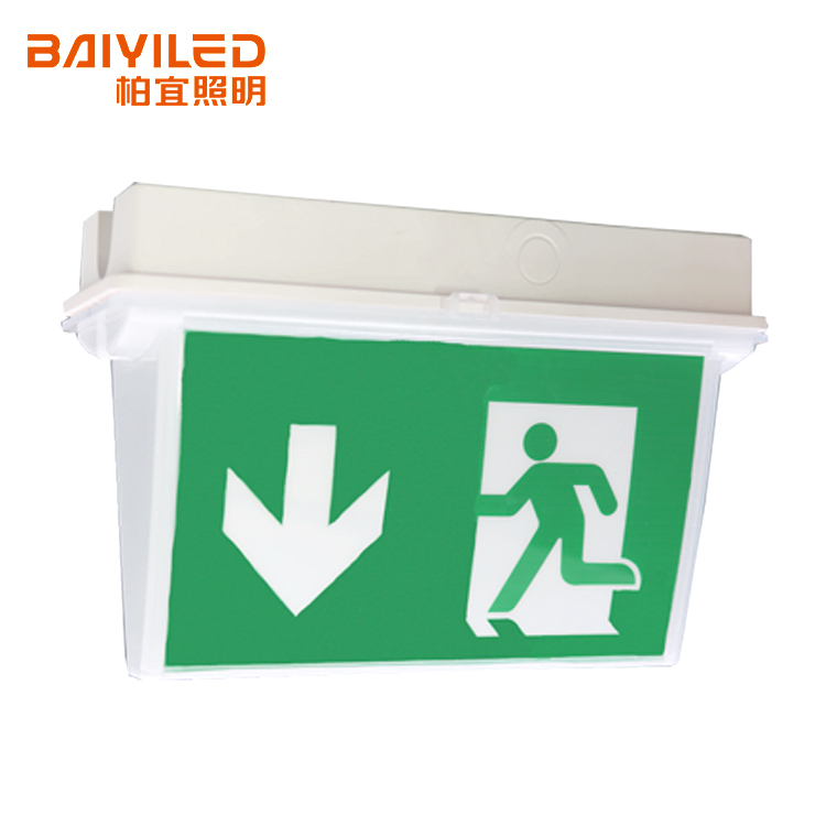 Factory direct supplier emergency exit sign board led