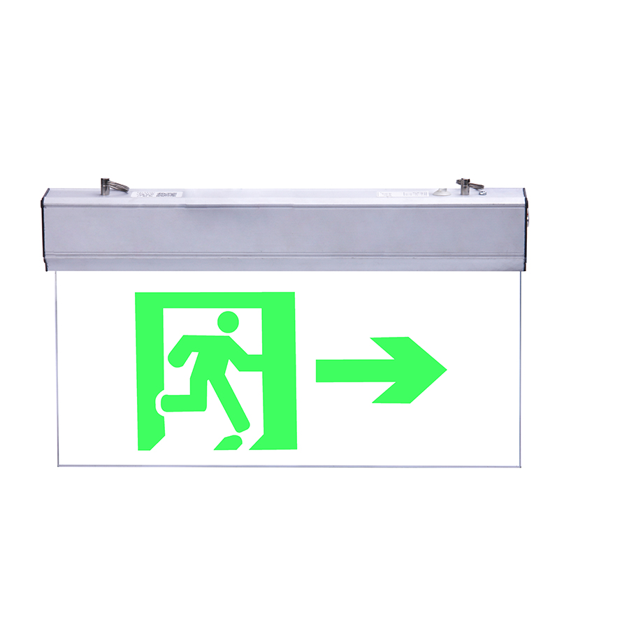 LST model 135 led rechargeable fire emergency sign light of safety exit evacuation indicator